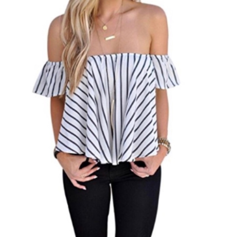 Off the shoulder shirt